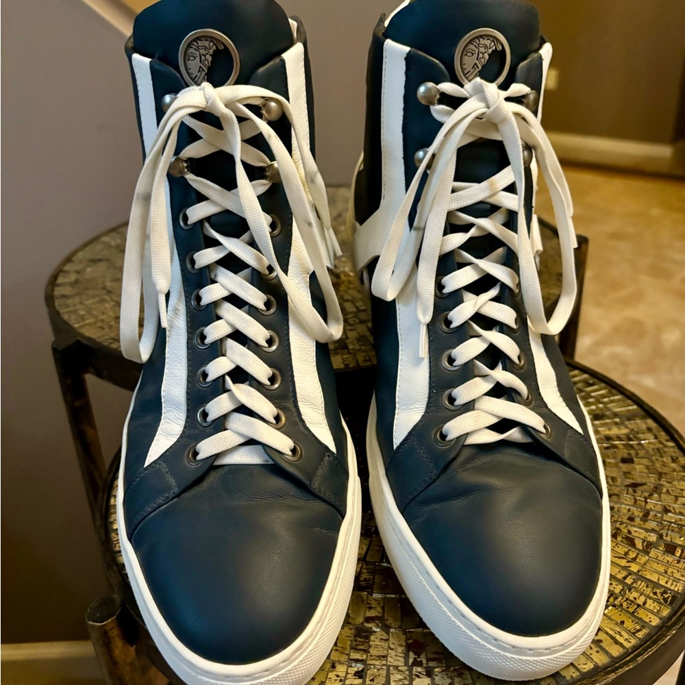 Versace high top sneakers